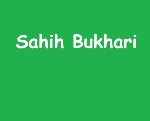 Sahih Bukhari Hadith No 21