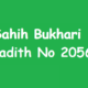 Sahih Bukhari Hadith 2056