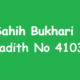 Sahih Bukhari Hadith 4103