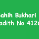 Sahih Bukhari Hadith No 4126