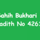 Sahih Bukhari Hadith 4261