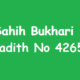 Sahih Bukhari Hadith 4265