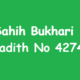 Sahih Bukhari Hadith 4274