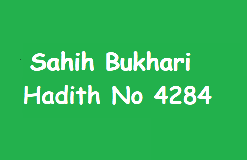 Sahih Bukhari Hadith 4284