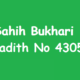 Sahih Bukhari Hadith 4305
