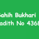 Sahih Bukhari Hadith 4368