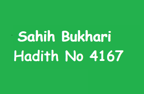 Sahih Bukhari Hadith 4167