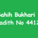 Sahih Bukhari Hadith 4412
