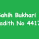 Sahih Bukhari Hadith 4417