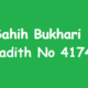 Sahih Bukhari Hadith 4174