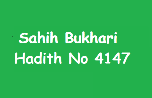 Sahih Bukhari Hadith 4147
