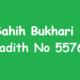 Sahih Bukhari Hadith 5576
