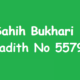 Sahih Bukhari Hadith 5579