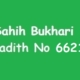 Sahih Bukhari Hadith 6621