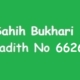 Sahih Bukhari Hadith 6626