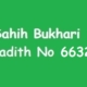 Sahih Bukhari Hadith 6632