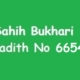 Sahih Bukhari Hadith No 6654 in Urdu