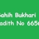 Bukhari Hadith 6656 in Urdu