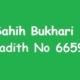 Sahih Bukhari Hadith 6659