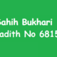 Sahih Bukhaari Hadith No 6815